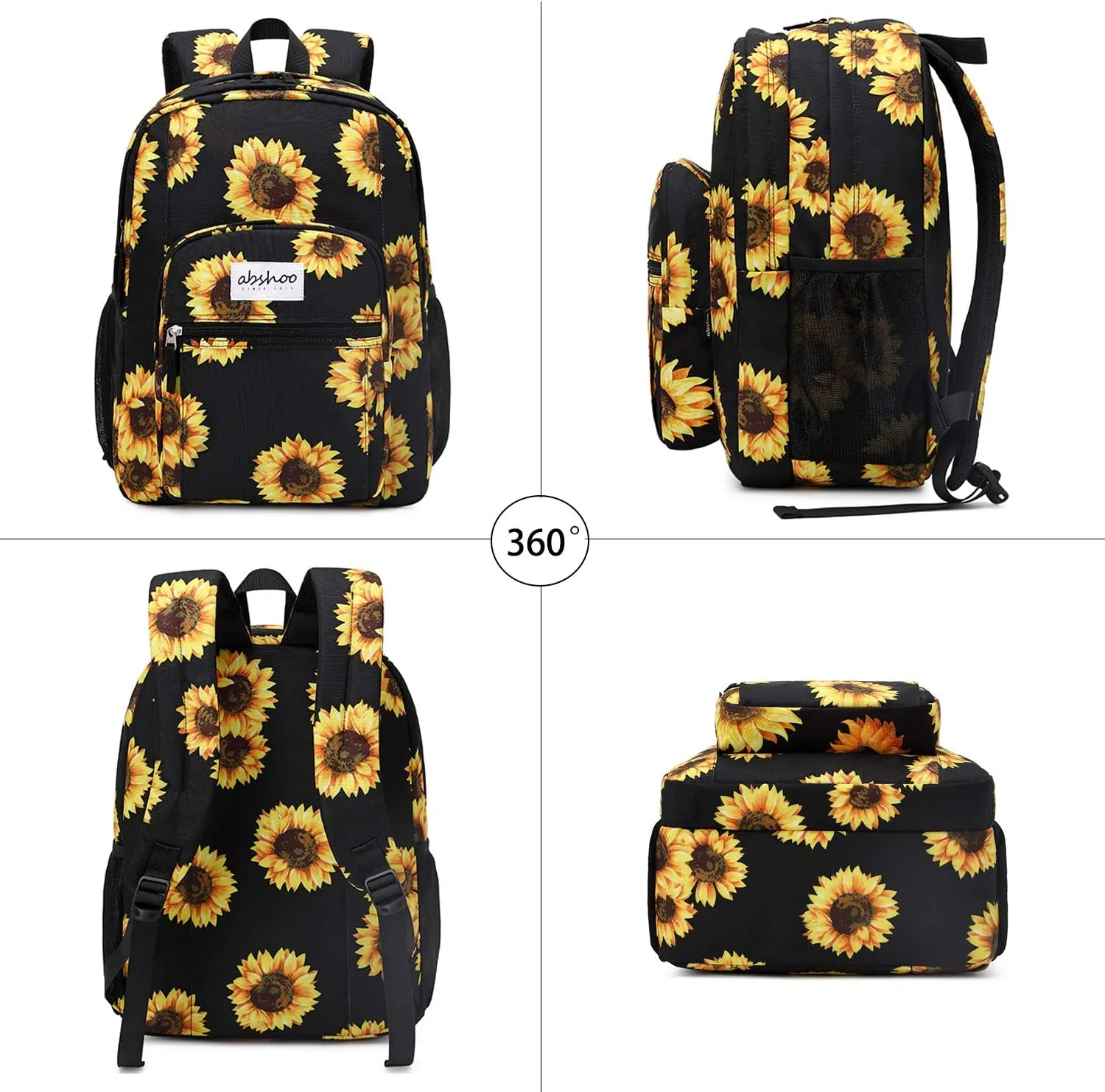 abshoo Classical Basic Travel Backpack For School Water Resistant Bookbag