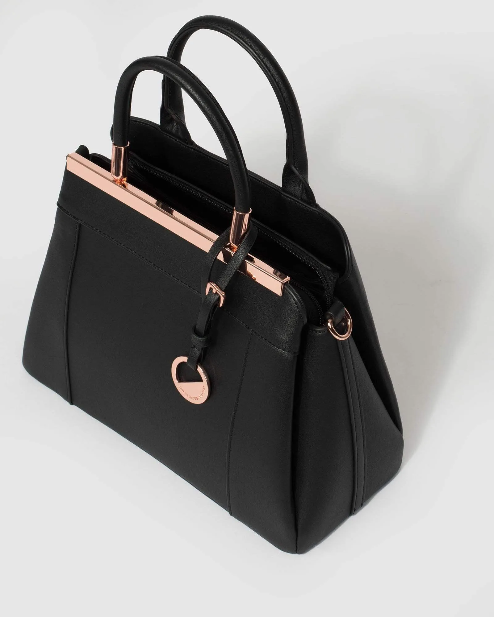 Black Connie Medium Tote Bag