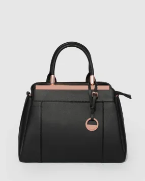 Black Connie Medium Tote Bag