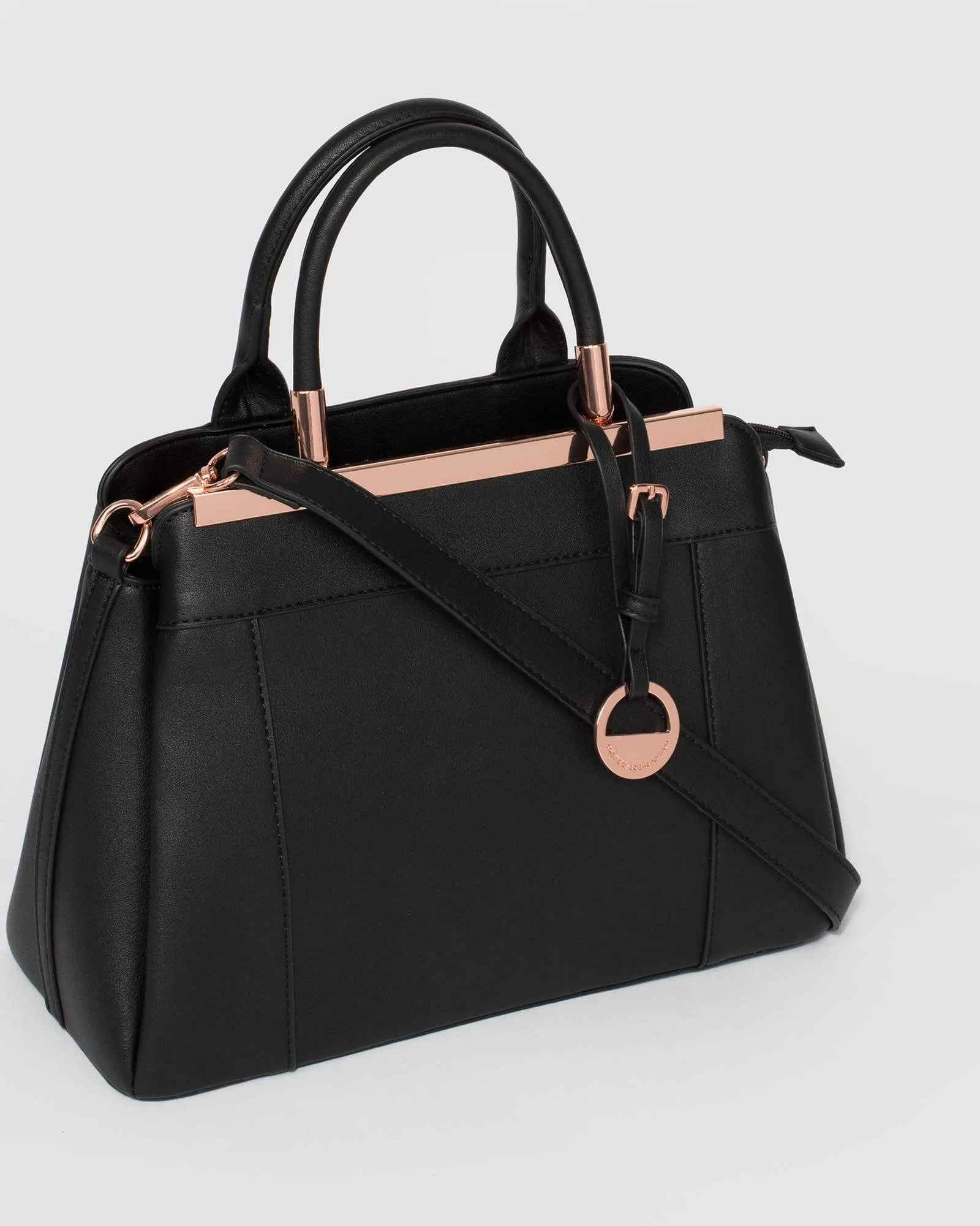 Black Connie Medium Tote Bag