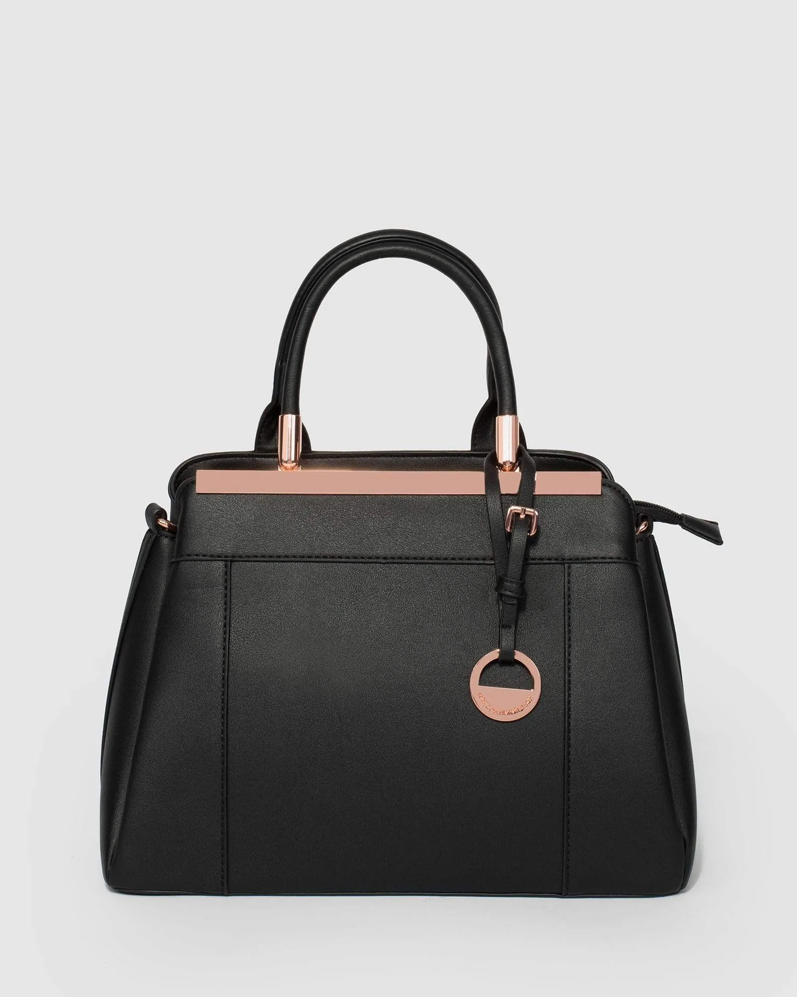 Black Connie Medium Tote Bag