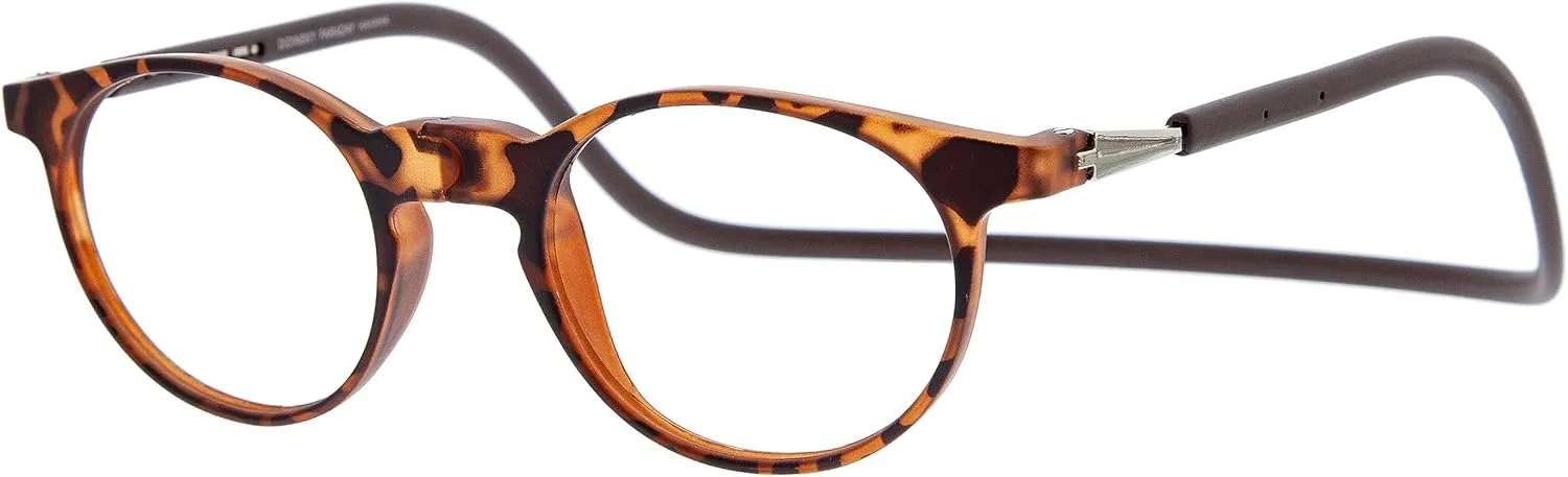 Blue Light Blocking Magnetic Reading Glasses for Men and Women. Rubber Touch Flexible Temples and Anti Glare Lenses.