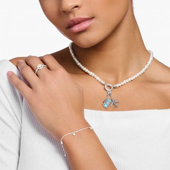 Charm Club Pearls Necklace KE2187-167-14