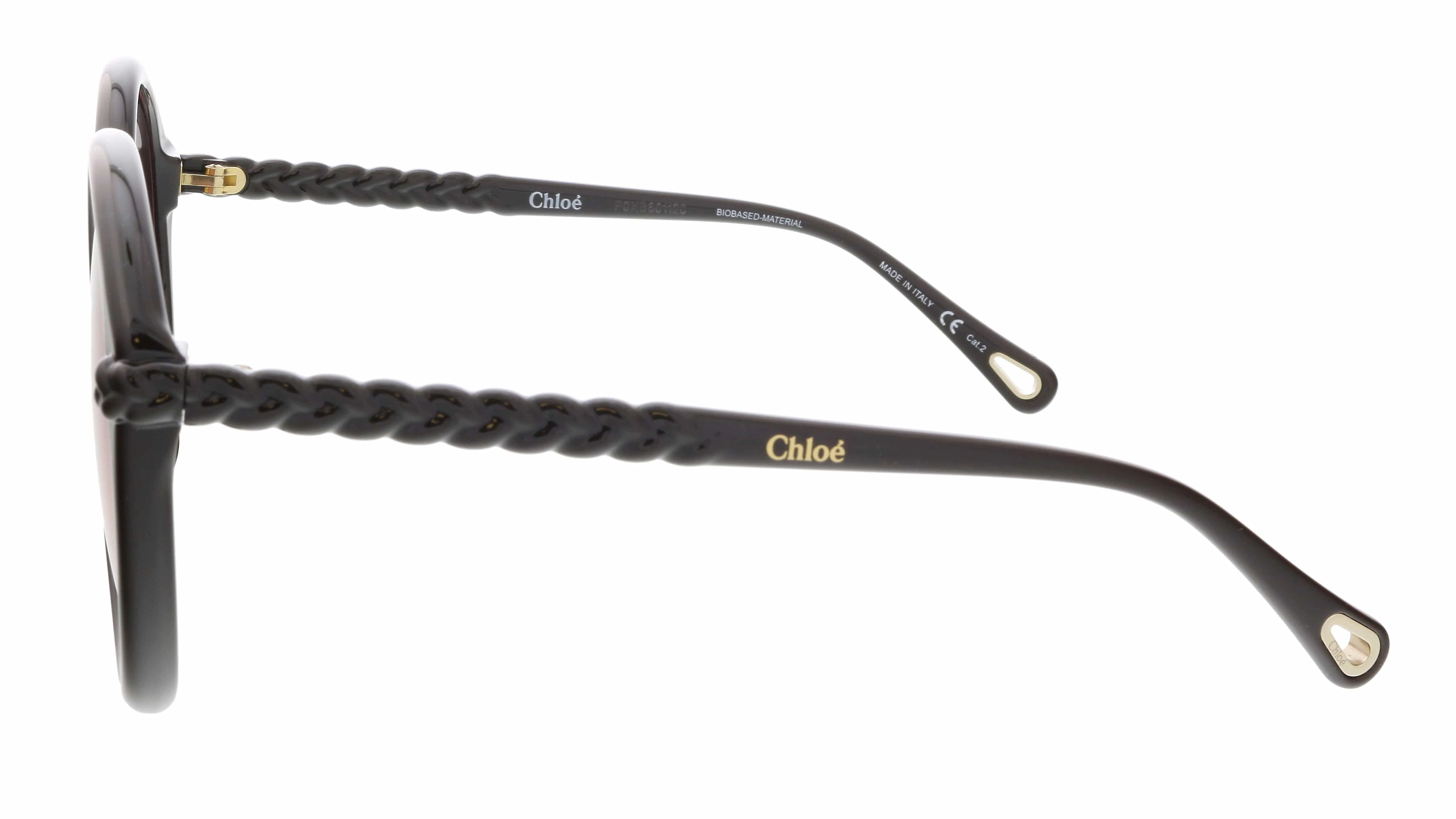 Chloe CH0002S-001 Brown Round Sunglasses