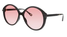 Chloe CH0002S-001 Brown Round Sunglasses
