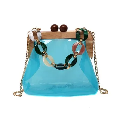 Christmas Gift DORANMI Transparent Shell Flap Women's Handbags 2020 Big Chain Strap Flap Shoulder Bag Female Crossbody Bags Bolsos Mujer BG771