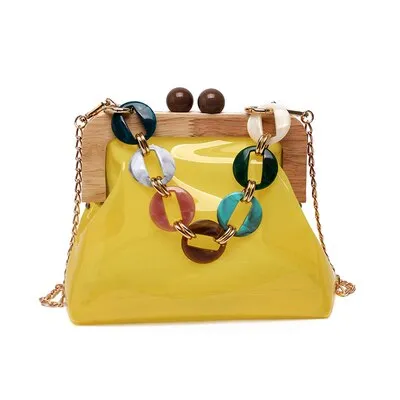Christmas Gift DORANMI Transparent Shell Flap Women's Handbags 2020 Big Chain Strap Flap Shoulder Bag Female Crossbody Bags Bolsos Mujer BG771