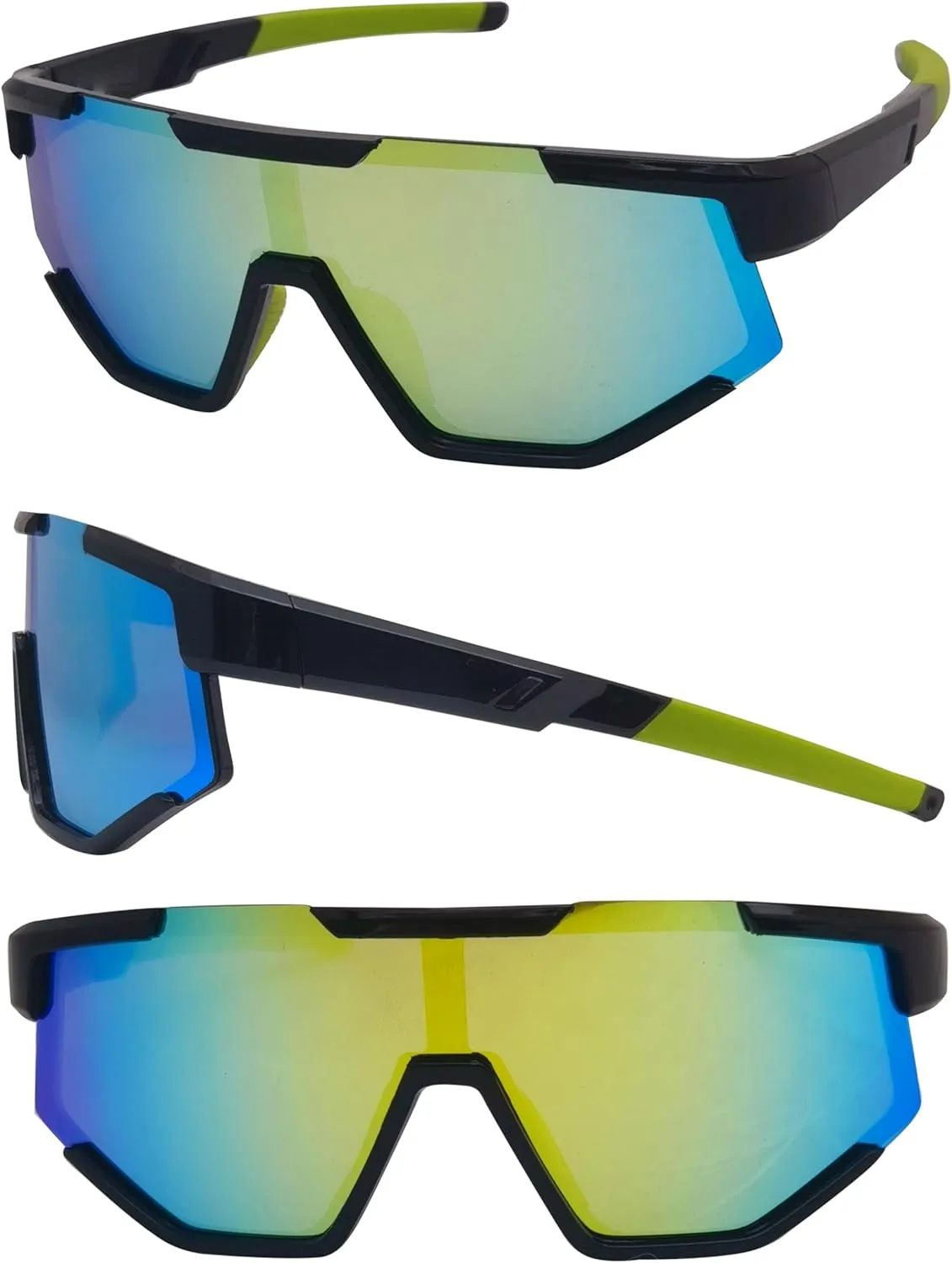 COOLSOME Kids Flexible Polarized Sunglasses with Strap Youth Sport Cycling Baseball for Boys Girls Age 6-12