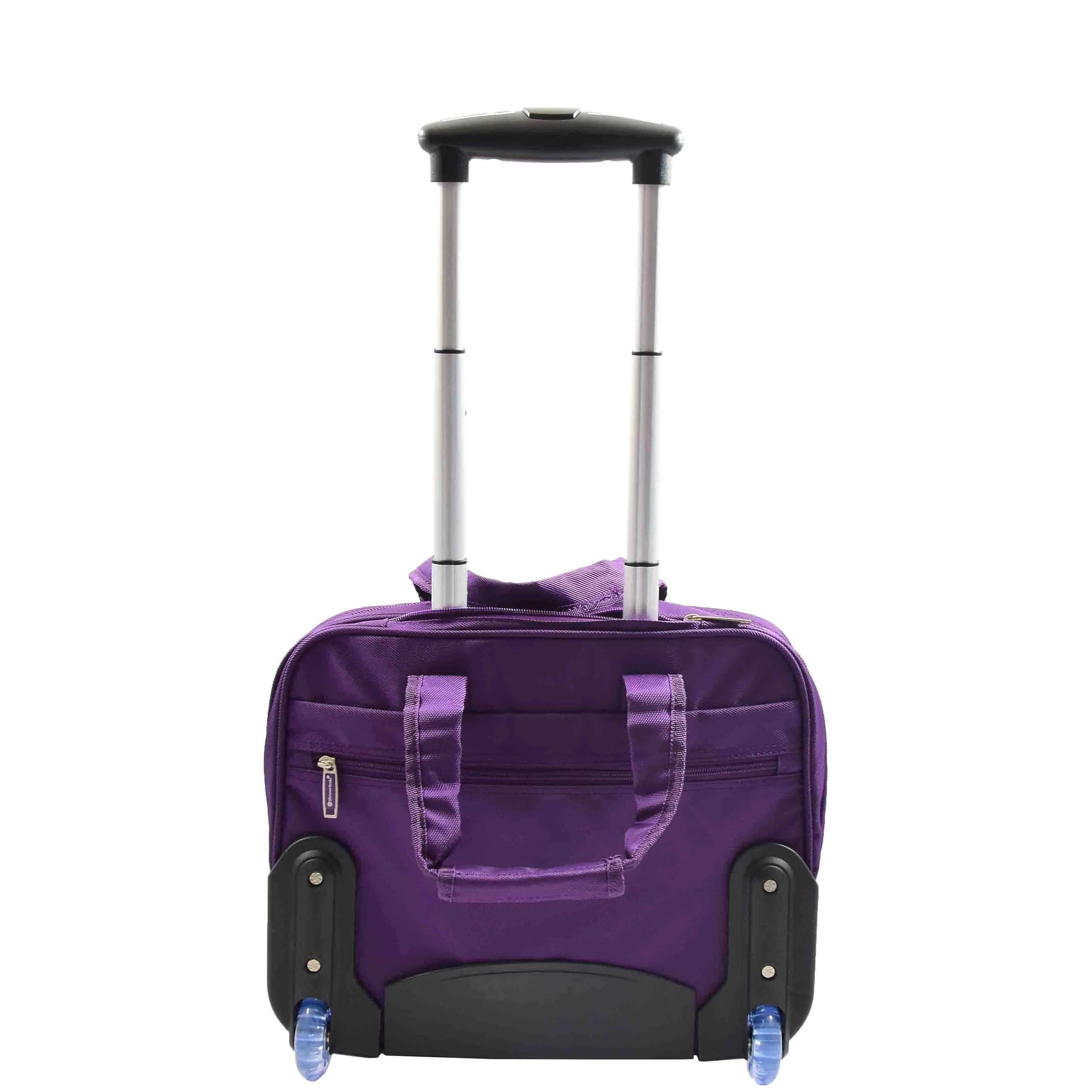 DR603 Wheeled Laptop Business Briefcase Pilot Case Purple