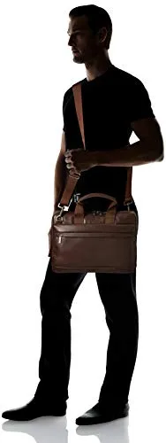 Knomo Luggage Men's Foster, Brown, One Size