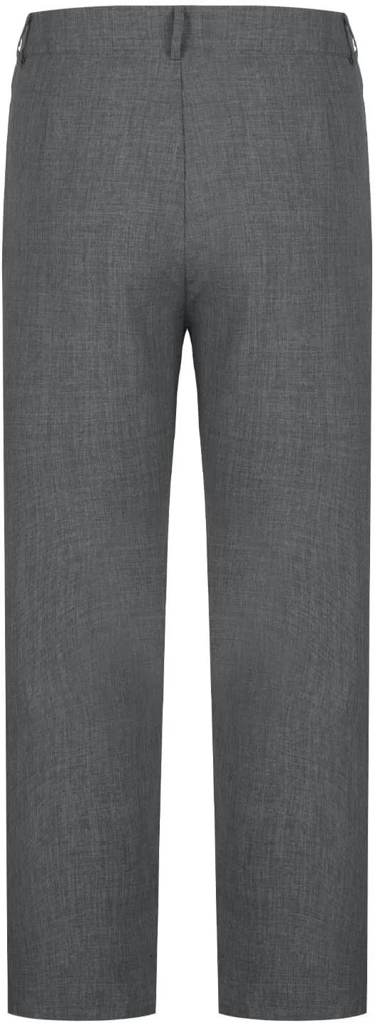 Mens Cotton Linen Drawstring Pants, Full Length Mid Waist Elastic Waistband Casual Jogger Yoga Pants Flexible Joggers