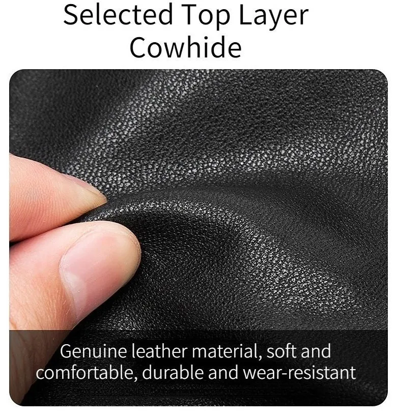 Men's Cowhide Leather Crossbody Bag