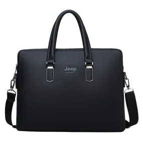 Men's Leather Briefcase For 14 Inch Laptop