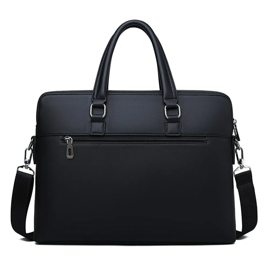 Men's Leather Briefcase For 14 Inch Laptop