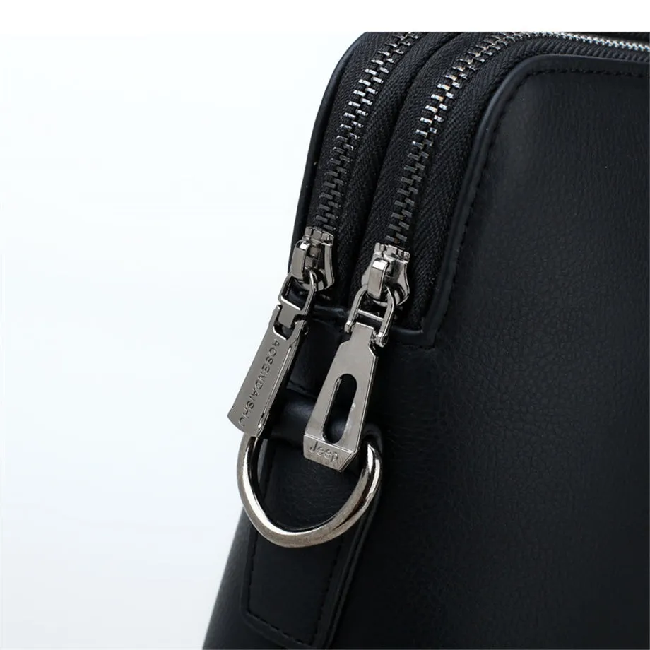 Men's Leather Briefcase For 14 Inch Laptop