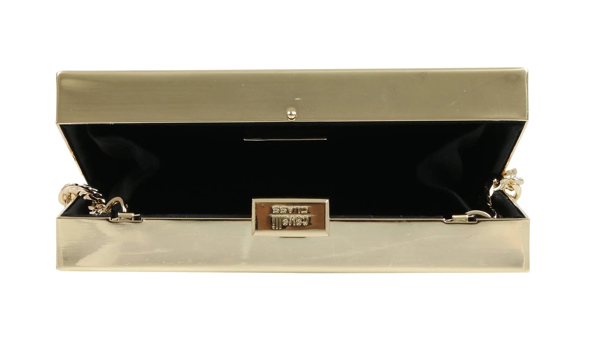 Roberto Cavalli HXLPA7 C15 Black/ White Box Clutch