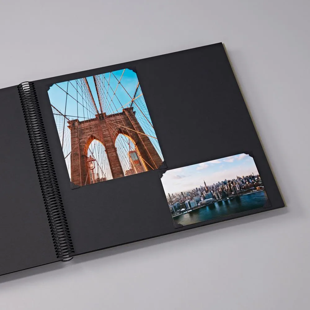 Semikolon Spiral Economy Album Large - Fango, Black Pages