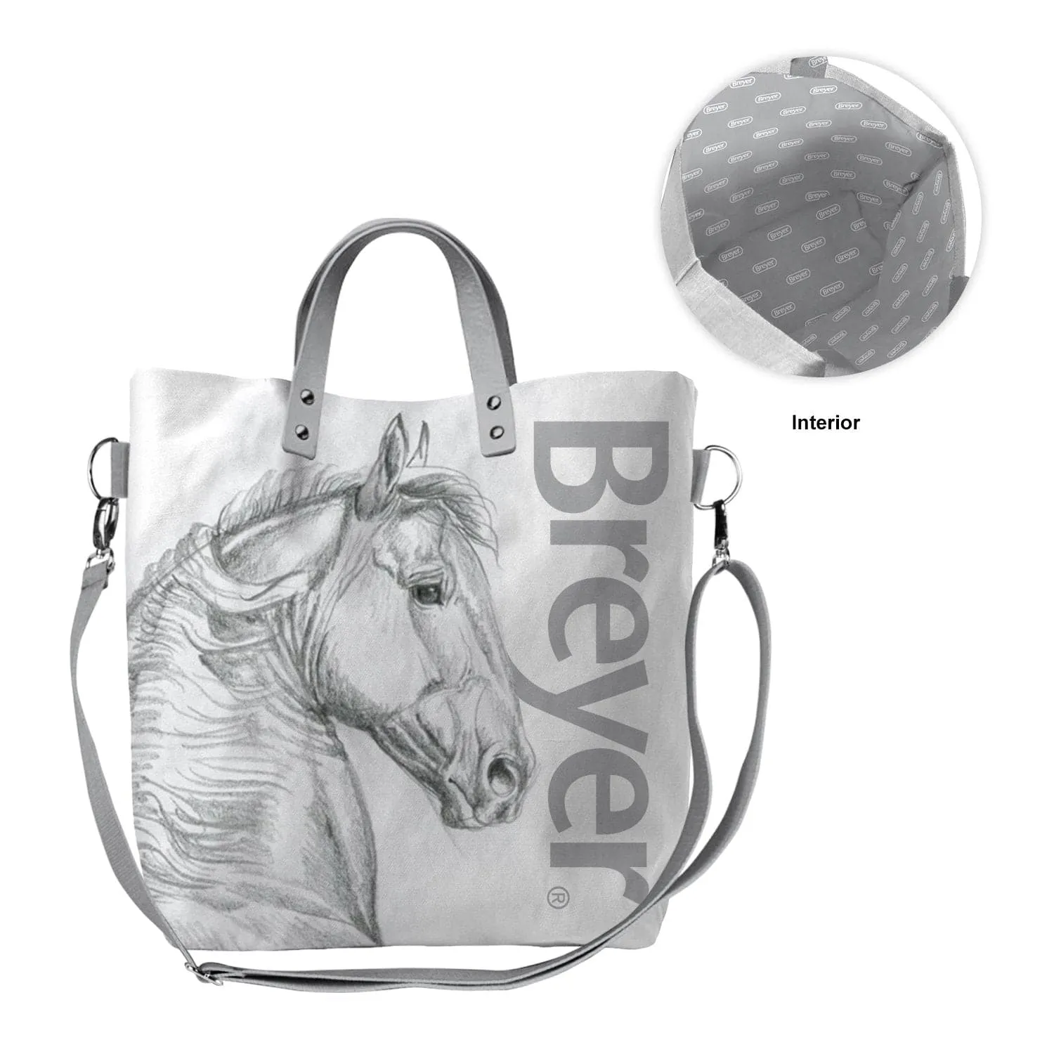 Sketch Horse Tote Bag