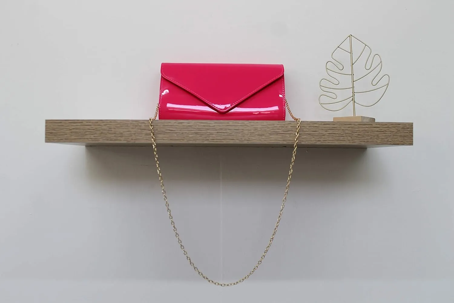 SwankySwans Alisa Patent Party Prom Evening Clutch Bag