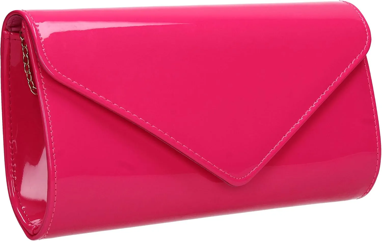 SwankySwans Alisa Patent Party Prom Evening Clutch Bag