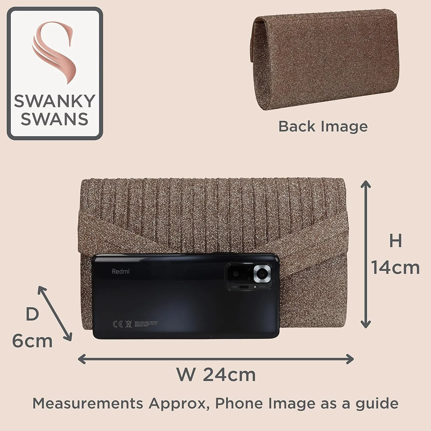 SwankySwans Women's Ruth Clutch Bag