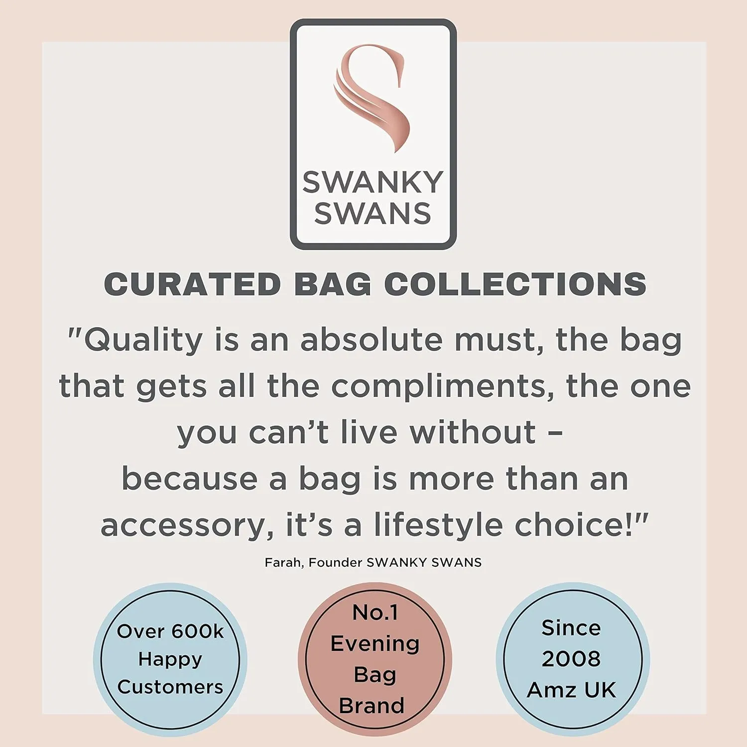 SwankySwans Women's Ruth Clutch Bag