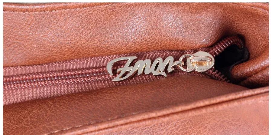 Women's Autumn Patchwork PU Leather Tote Handbag
