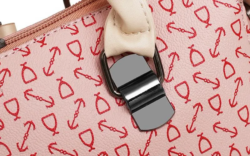 Women's Soft Leather Handbag | 4 Pieces Set