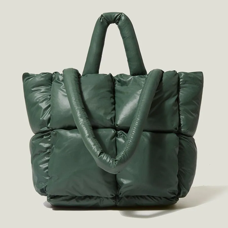 X-Large Tote Padded Women's Handbags Designer Quilted Shoulder Bags