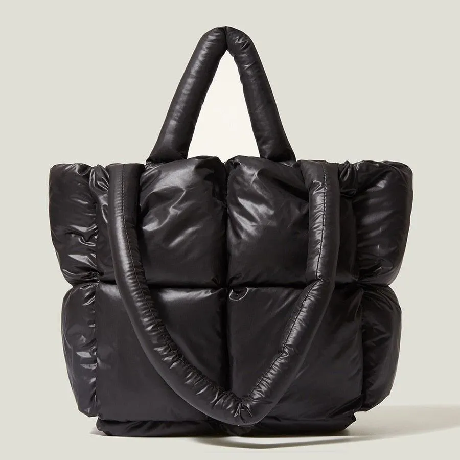 X-Large Tote Padded Women's Handbags Designer Quilted Shoulder Bags